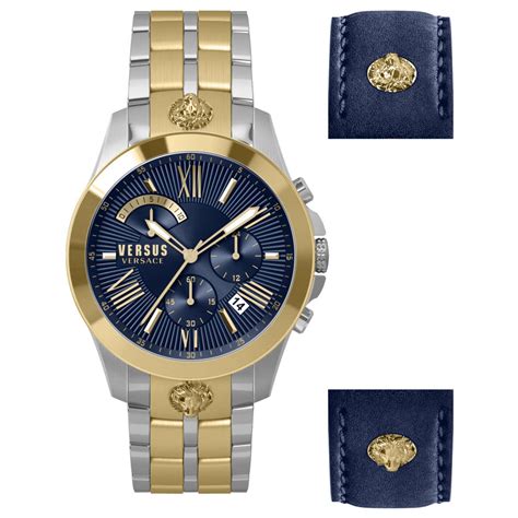 versace versus watch women gold and silver|Versace gold watch for men.